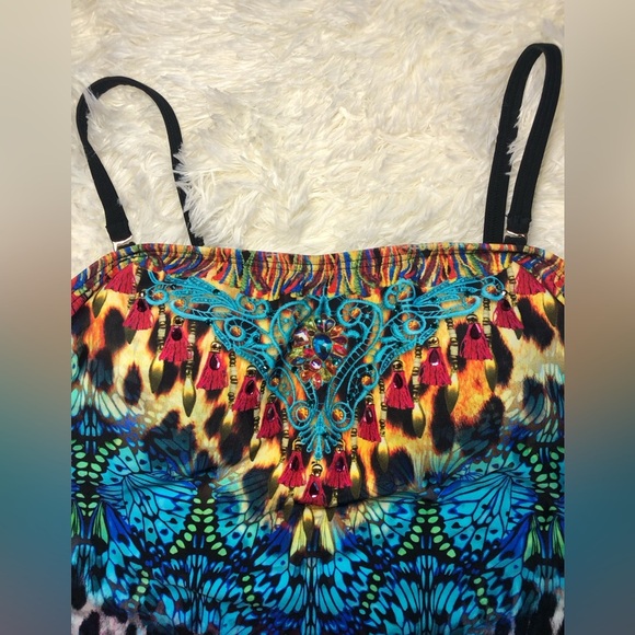 Colorful Butterfly print tankini - Picture 8 of 15